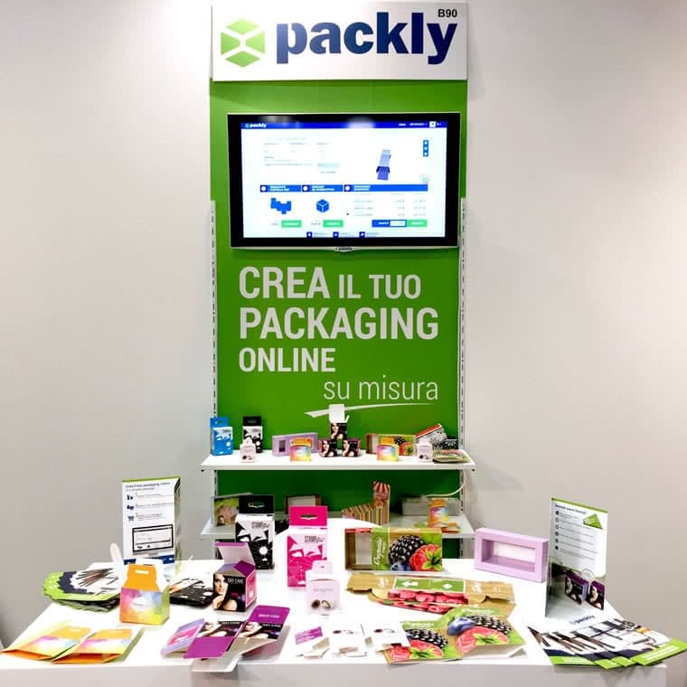 Packly packaging personalizzato promotion expo 1