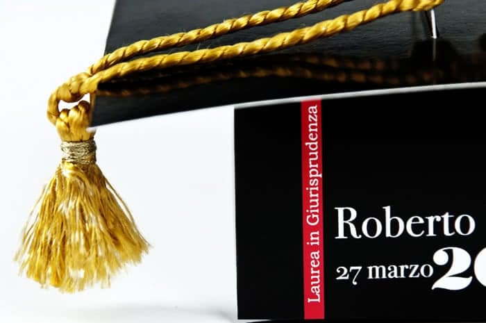 Scatole per bomboniere di laurea