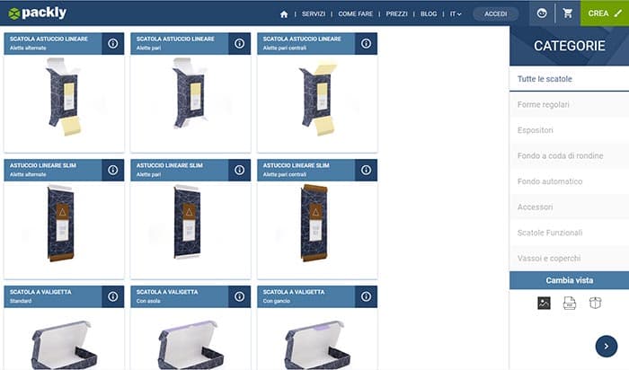 Packly-pagina-creazione