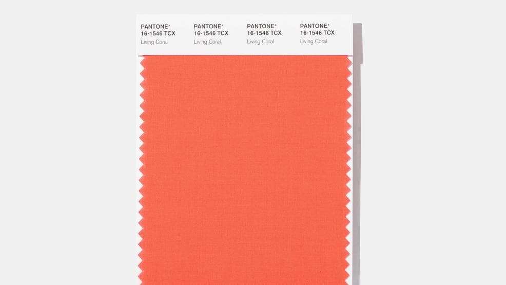 pantone living coral