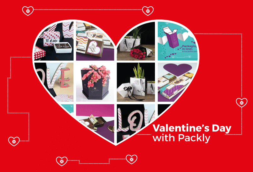 valentines day custom gift packly
