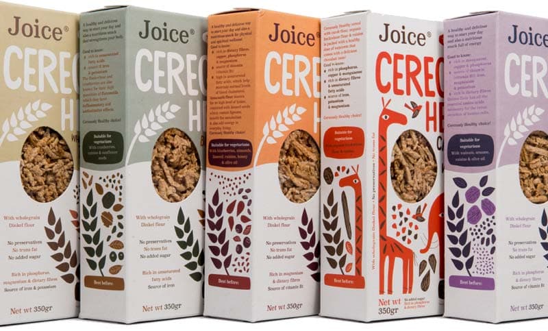 Scatole di superfood: cereali bio