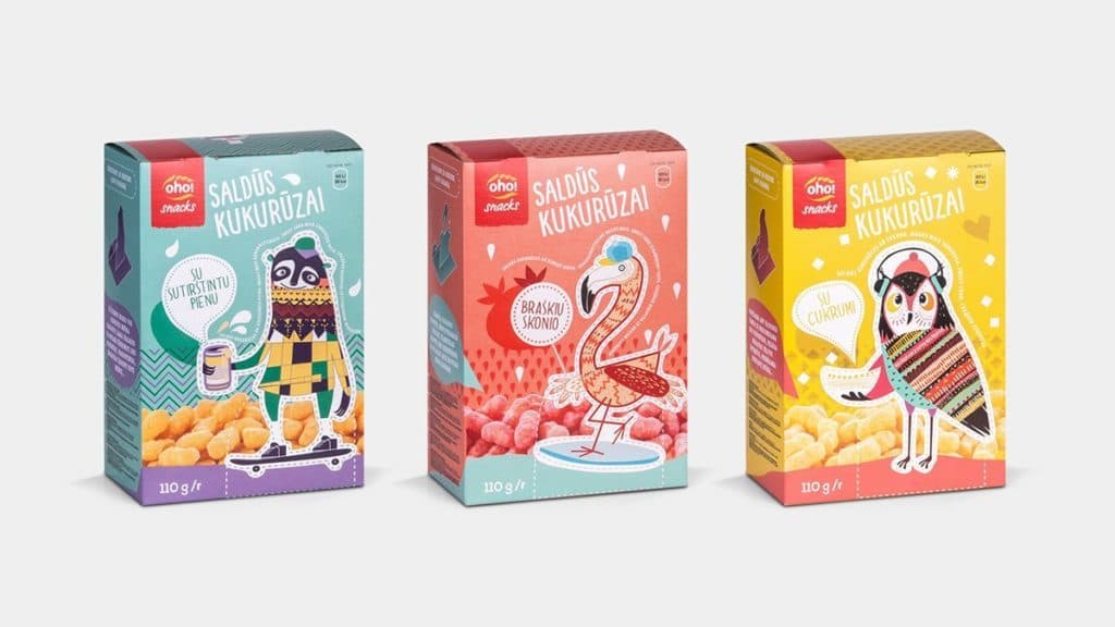 Inflated corn packaging