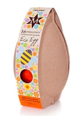 Packaging con fascetta in cartoncino per uovo di Pasqua ecologico