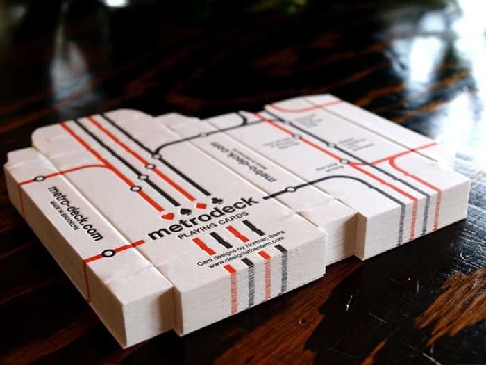 Playing card boxes dielines