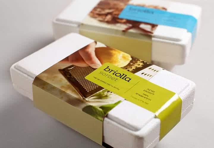 Briolla sorbet boxes