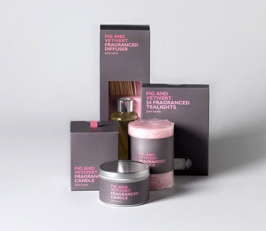 John Lewis Fig and Vetiver candle set