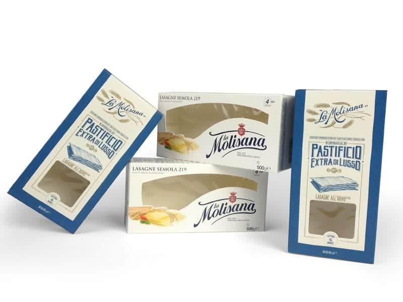 Pasta boxes by Molisana