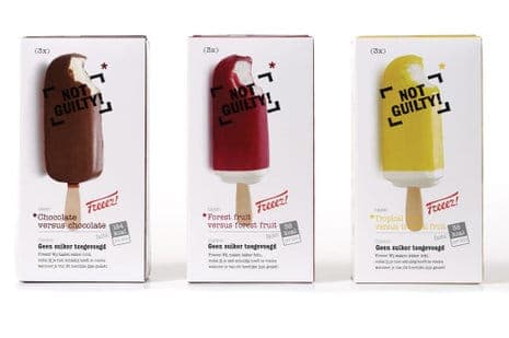 Fruit ice creams