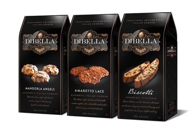 Packaging nero per prodotti da forno premium
