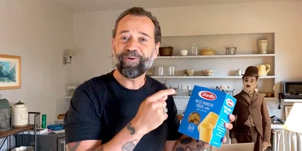 Ad campaign testimonial for Barilla (Fabio Volo)