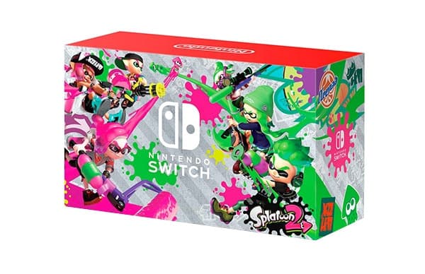 Nintendo Switch in confezione fluo