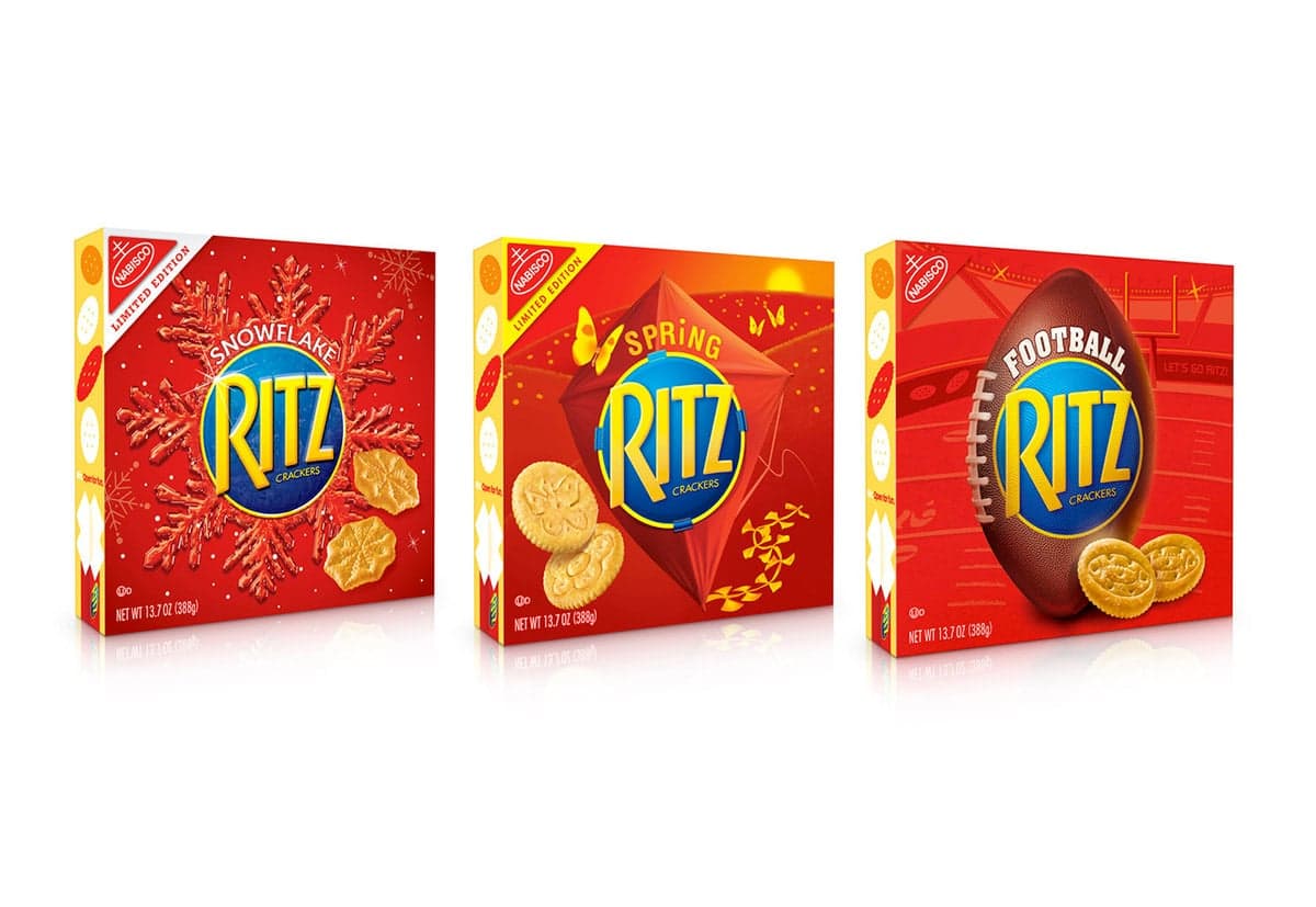 ritz special edition season nabisco seal end boxes