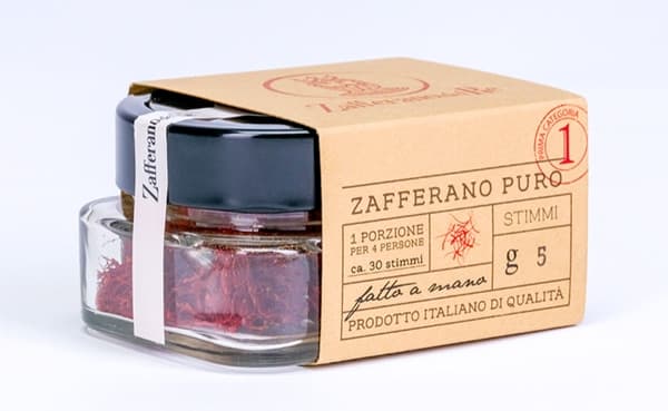 Fascetta in cartoncino per zafferano