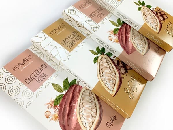 Astuccio slim packly nobilitazione oro a rilievo