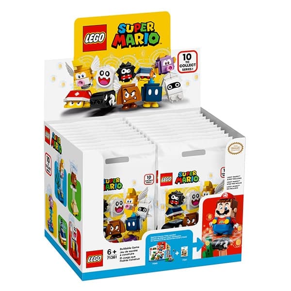 Scatola espositore per minifigure Lego Super Mario