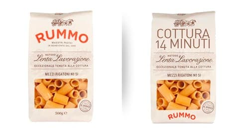 Pasta Rummo nel formato grandi numeri