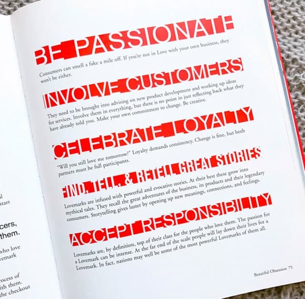 La ricetta del perfetto love brand