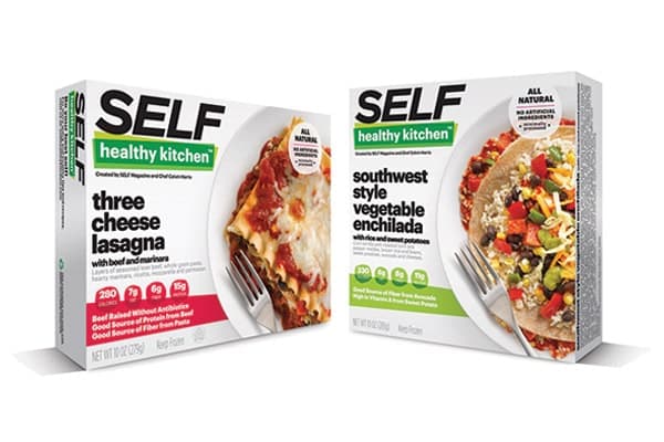 Prepped healthy meals packaging