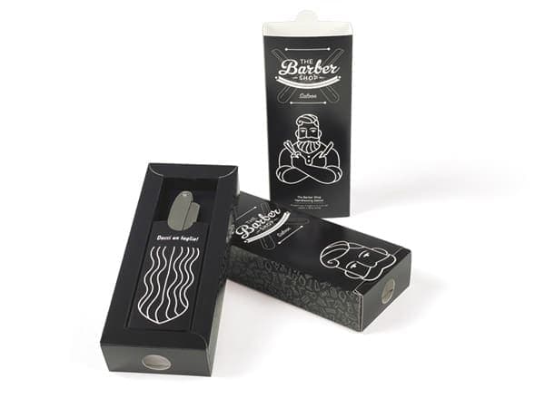 Scatola a fiammifero con vassoio a doppia parete ed alveoli interni