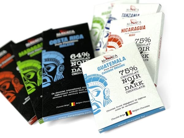 Astucci slim per cioccolato dark