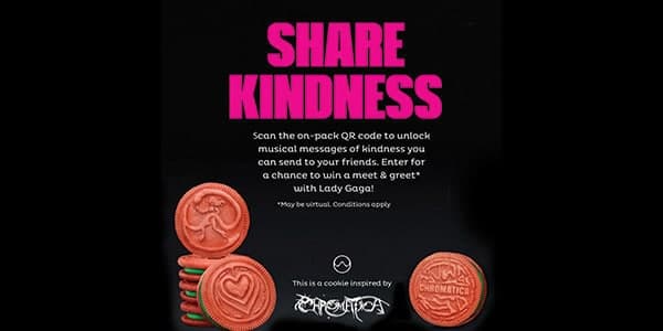 Share kindness: the value for which Lady Gaga acts as an ambassador