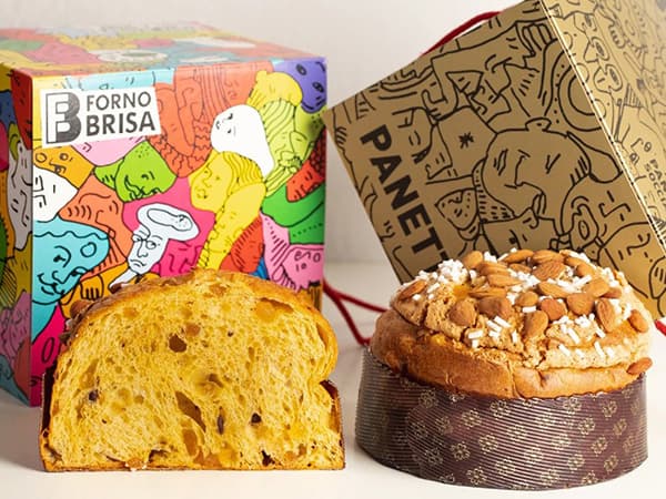 Packaging for Brisa's panettone