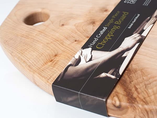 Fascetta sottile per confezione tagliere in legno