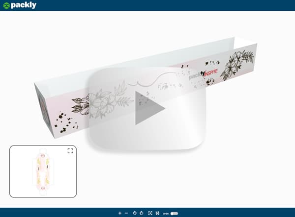 Anteprima 3D del vassoio per fiori