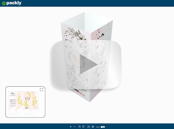 Anteprima 3D del contenitore