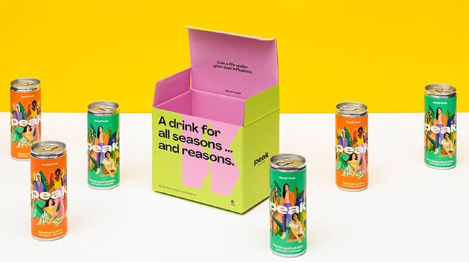 Packaging as a teaser: cans and their tuck-end box