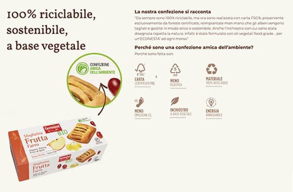 La confezione amica dell'ambiente