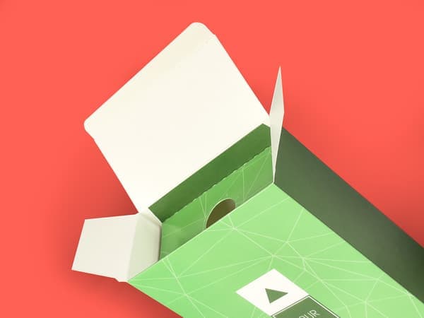 Box with bottle tube neck lock and 1-2-3 bottom