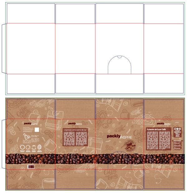 Dyeline for the RSC-Regular slotted container