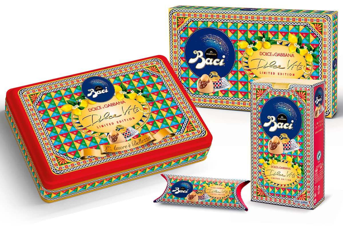 2021 DolceGabbana packaging design per baci perugina
