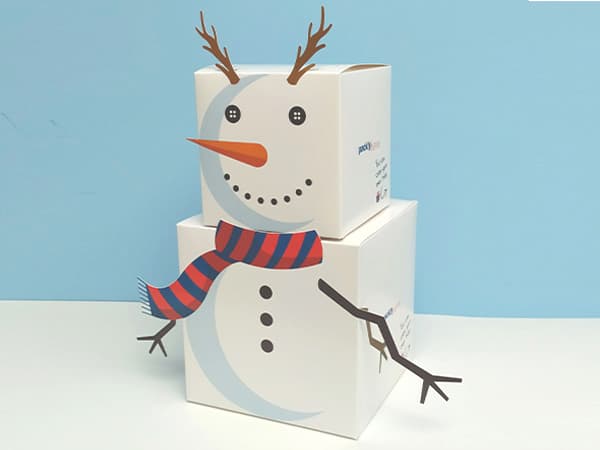 Il pupazzo di neve impilabile di Packly