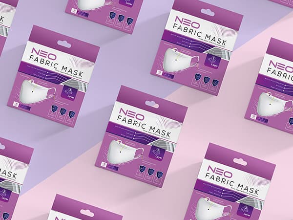 Very Peri hanging boxes for masks