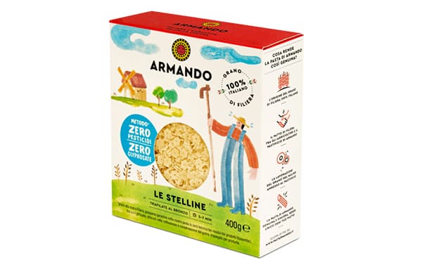 Packaging pastina per bambini Armando
