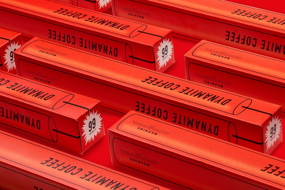 kaffee kapslen capsule scatole slim packaging rosso