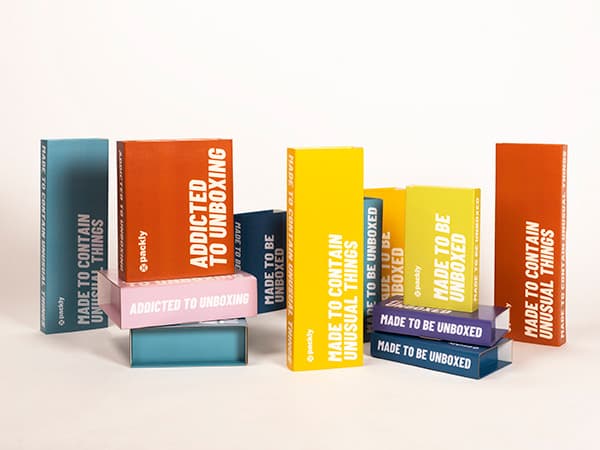 Different size shipping packaging