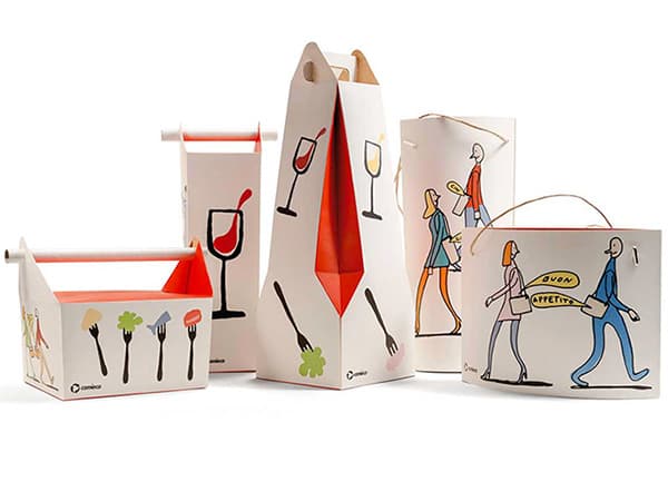 Formati di doggy bag per asporto