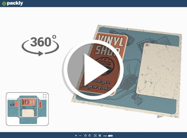 Anteprima 360° della busta per spedizione Packly