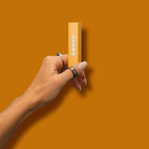 Yellow slim tuck end box