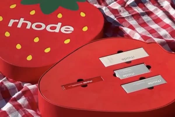 Sonderedition-Erdbeer-Kosmetikverpackung