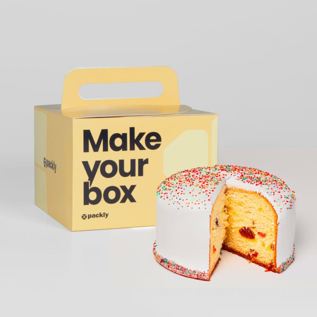 Verpackungsideen Ostern: Schachtel mit Griff