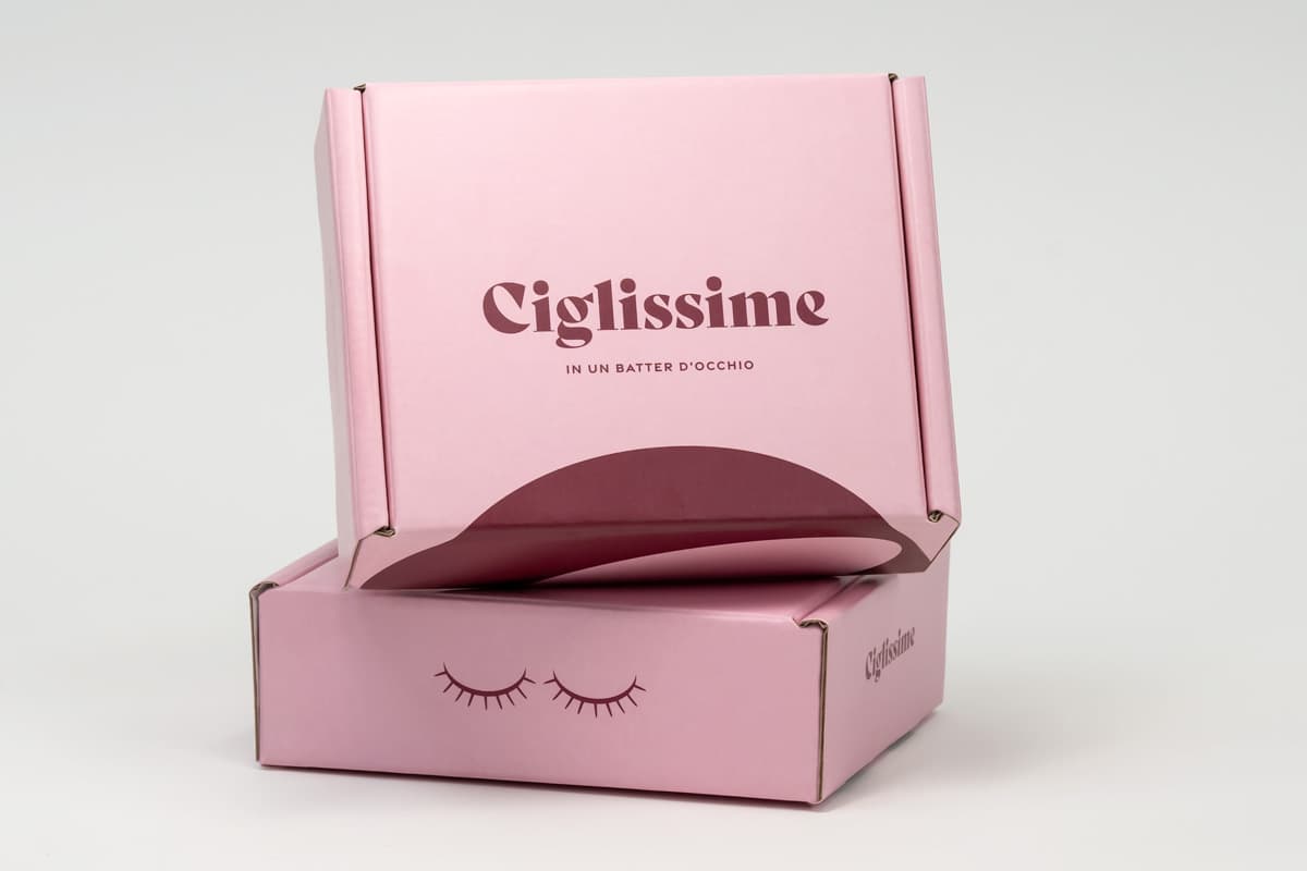 Cardboard packaging created by Packly for the Ciglissime brand