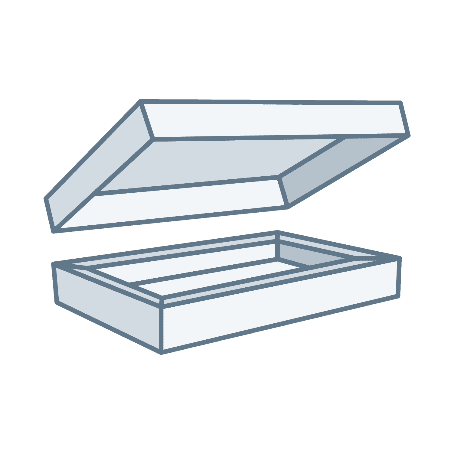 Boîte fond et couvercle