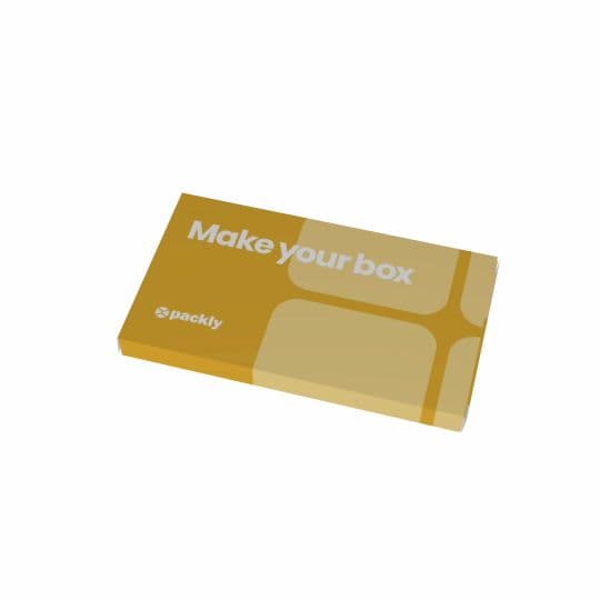 Caja delgada de cierre con solapa