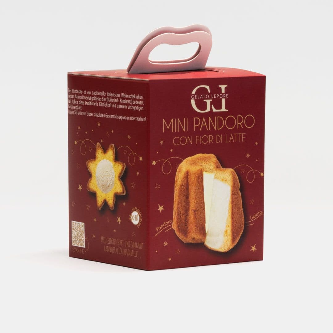 Schachtel für Panettone-Eiscreme Lepore