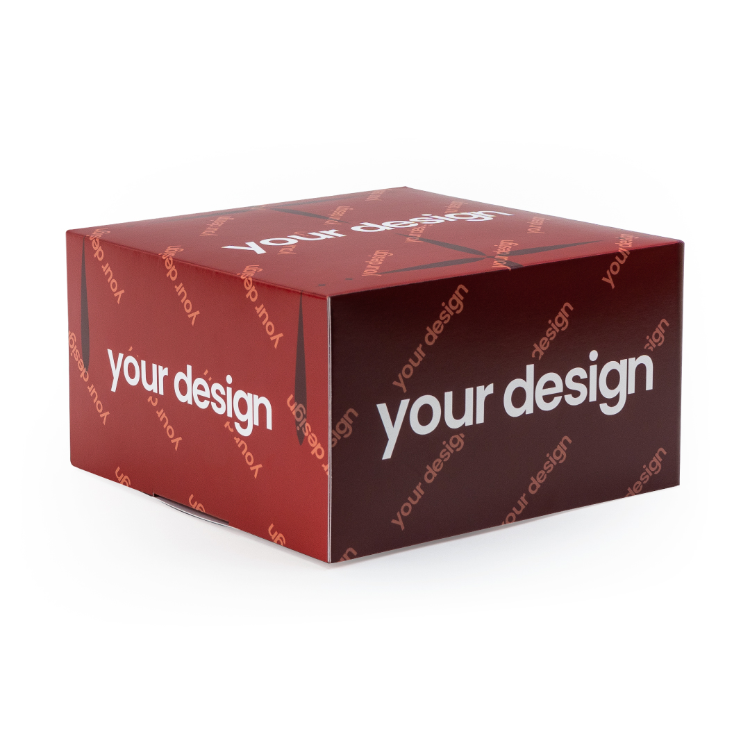 Panettone box with a side-loading design